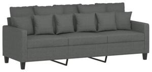 Sofa 3-osobowa z podnÃ³Å¼kiem, ciemnoszary, 180 cm, tkaninÄ
