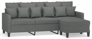 Sofa 3-osobowa z podnÃ³Å¼kiem, ciemnoszary, 180 cm, tkaninÄ