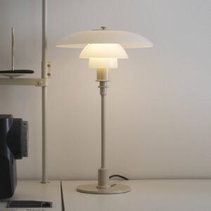 Louis Poulsen Lampa stołowa PH 3/2, kremowy / amber, salon / jadalnia, mosiądz, design