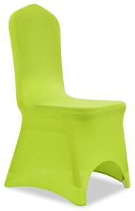 Elastyczne pokrowce na krzesło zielone 4 szt