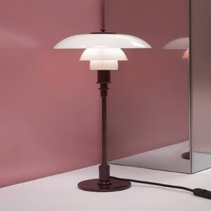Louis Poulsen Lampa stołowa PH 3/2, czerwony, salon / jadalnia, mosiądz, design