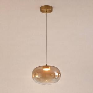 Lampa wisząca Vaso Milagro Lighting, kremowy / amber, salon / jadalnia, szkło, nowoczesny