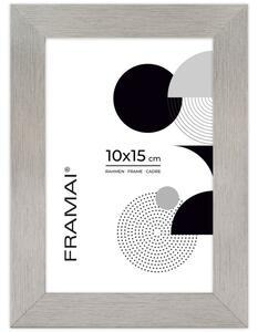 Srebrna ramka na zdjęcia w rozmiarze 10x15 cm FRAMAI®