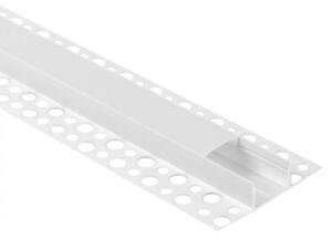 Profil do taśm LED GNS01 natynkowy biały + klosz mrożony 1m Ecolight