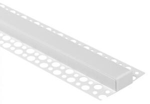 Profil do taśm LED GNS01 natynkowy biały + klosz mrożony 1m Ecolight