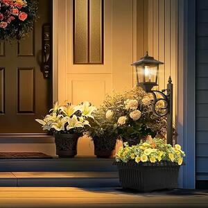 Bloomlamp™ Donica Z Lampionem Solarnym