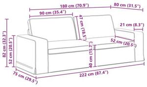 Nowoczesna czarna kanapa moduÅowa z ergonomicznÄ poduszkÄ siedziska