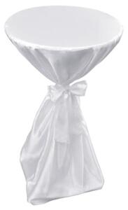 Obrus biały ze wstążką, 60 cm, 2 sztuki