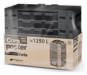 Kompostownik PROSPERPLAST Compogreen Vario IKST1250C 1250L Czarny