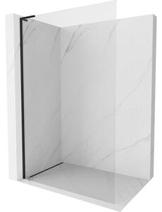 Mexen Kioto-X L ścianka prysznicowa Walk-in 120 x 200 cm, transparent 10 mm, czarna - 800-120-107-70-00-X