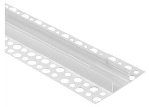 Profil do taśm LED GNS02 natynkowy biały + klosz przezroczysty 2m Ecolight