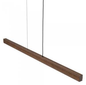 Nowoczesna lampa wisząca LED 24W VIGA WOOD 11653 TK Lighting – listwa sufitowa drewniana, energooszczędna