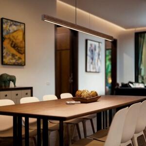 Nowoczesna lampa wisząca LED 24W VIGA WOOD 11653 TK Lighting – listwa sufitowa drewniana, energooszczędna