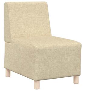ModuÅowa sofa bez podÅokietnikÃ³w kremowa 55 cm tkanina