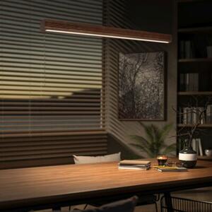 Nowoczesna lampa wisząca LED 24W VIGA WOOD 11653 TK Lighting – listwa sufitowa drewniana, energooszczędna