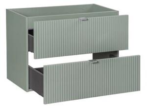 Szafka pod umywalkę LINE REED GREEN D 82-80-2S zielona