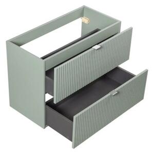 Szafka pod umywalkę LINE REED GREEN D 82-80-2S zielona