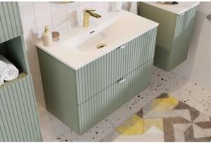 Szafka pod umywalkę LINE REED GREEN D 82-80-2S zielona