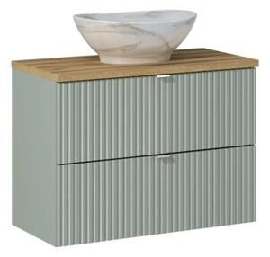 Szafka pod umywalkę LINE REED GREEN D 82-80-2S zielona