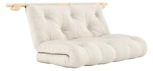 Lniana rozkładana sofa w naturalnym kolorze 135 cm Hooked – Karup Design