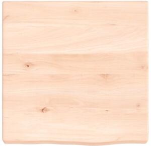 Półka, 40x40x(2-4) cm, surowe lite drewno dębowe