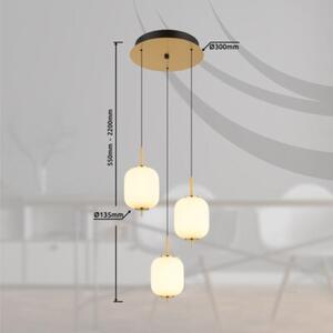 Lampa wisząca LED Globo EWALD 15217-3 20W nowoczesna do salonu i jadalni