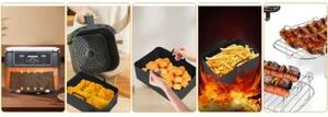 Zestaw Xxl 23 Akcesoria Do Frytownicy Betłuszczowej Ninja/Philips Air Fryer Akcesoria Do Ninja Foremki