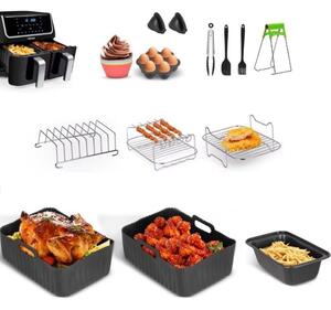 Zestaw Xxl 23 Akcesoria Do Frytownicy Betłuszczowej Ninja/Philips Air Fryer Akcesoria Do Ninja Foremki