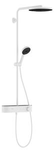 Hansgrohe Pulsify S - Zestaw prysznicowy z termostatem, średnica 26 cm, 3 strumienie, biały mat 24220700