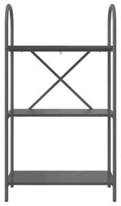 Półka na książki czarny dąb 60 x 30 x 109 cm