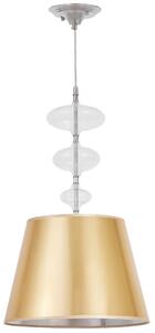 NOWOCZESNA LAMPA WISZĄCA ZŁOTO-PRZEZROCZYSTA VENEZIANA NEO W1