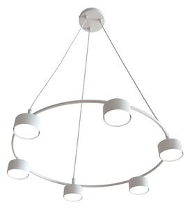 Lampa wisząca STARLIT 6 WHITE loft, nowoczesna, biała