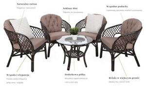 Zestaw mebli ogrodowych HOME & GARDEN Havana 482931 Brązowy