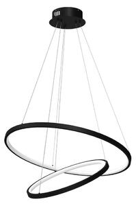 Milagro LED Żyrandol na lince HOOP LED/51W/230V śr. 60 cm 4000K czarny MI2652