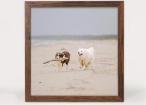 Brązowa ramka na zdjęcia w rozmiarze 30x30 cm FRAMAI®