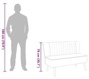 Sofa 117x55,5x77 cm, jasnozielony materiaÅ