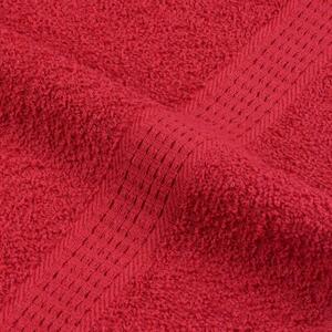 Ręczniki, frogn, 2 szt., czerwone, 100x200 cm, 360 g/m²