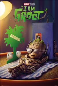 Plakat, Obraz Marvel I am Groot - Get Your Groot On