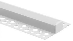 Profil do taśm LED GN02 natynkowy biały + klosz mleczny 2m Ecolight