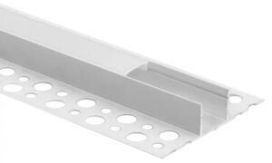 Profil do taśm LED GN02 natynkowy biały + klosz mleczny 2m Ecolight
