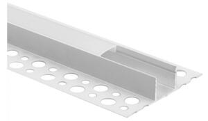 Profil do taśm LED GN02 natynkowy biały + klosz mleczny 2m Ecolight