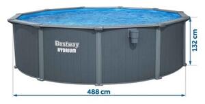 Basen stelażowy Hydrium 488x132 Bestway całoroczny 561CU zestaw
