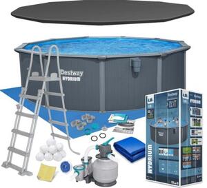 Basen stelażowy Hydrium 488x132 Bestway całoroczny 561CU zestaw