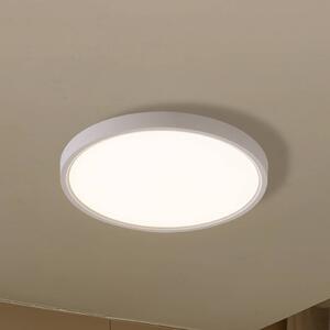 Inteligentna lampa sufitowa Deika Lindby, możliwość ściemniania, biały / opal, salon / jadalnia, tworzywo sztuczne, nowoczesny