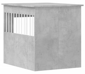 Kojec dla psa, szarość betonu, 64,5x80x71 cm