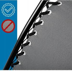 Leżak ogrodowy składany z regulacją i tacką 4w1 SAPPHIRE ACTIVE gravity oxford lekki Szary