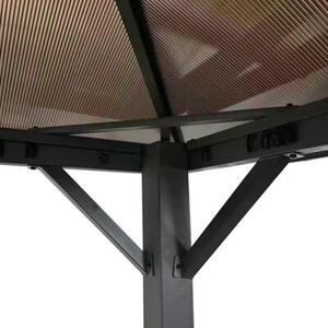 Pawilon ogrodowy 3x6 m z poliwęglanowym dachem - altana pergola 18 m²