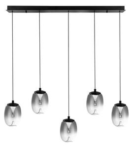 Lampa wisząca LED Azzardo Pamela 11 AZ6269 25W dymione szkło – nowoczesna do salonu/jadalni