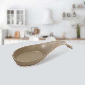 Ceramiczna podstawka pod łyżkę wazową Geometry Beige MAESTRO