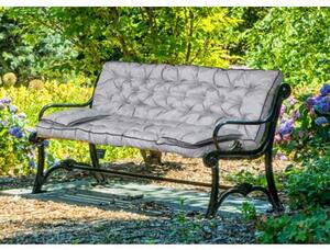 Zestaw poduszek ogrodowych Aio Factory 150x60x50 cm szary komplet 1szt